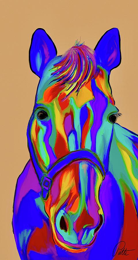 Horse of newest many colors