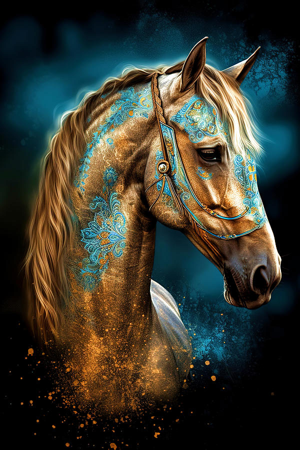 Horse Of Turquoise Photograph by Athena Mckinzie