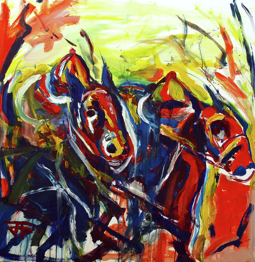 Horse Pasta Painting by John Gholson