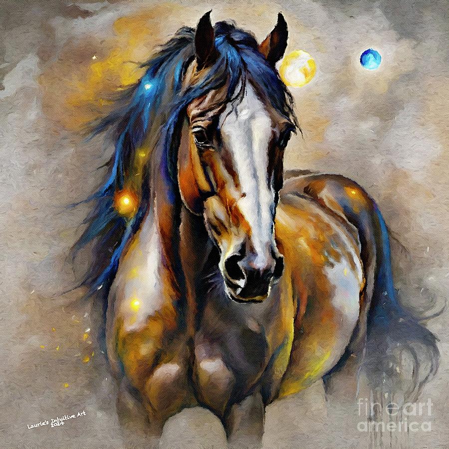 Horse Spirit Animal Digital Art by Lauries Intuitive