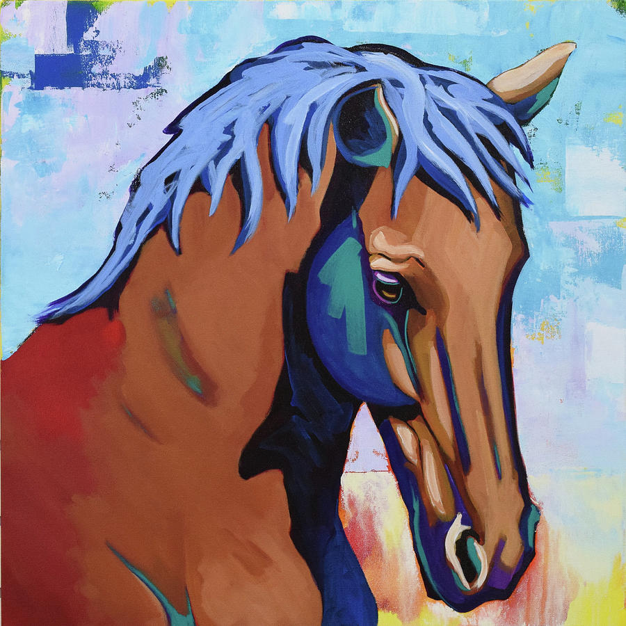 Horse with No Name Painting by D R Jones