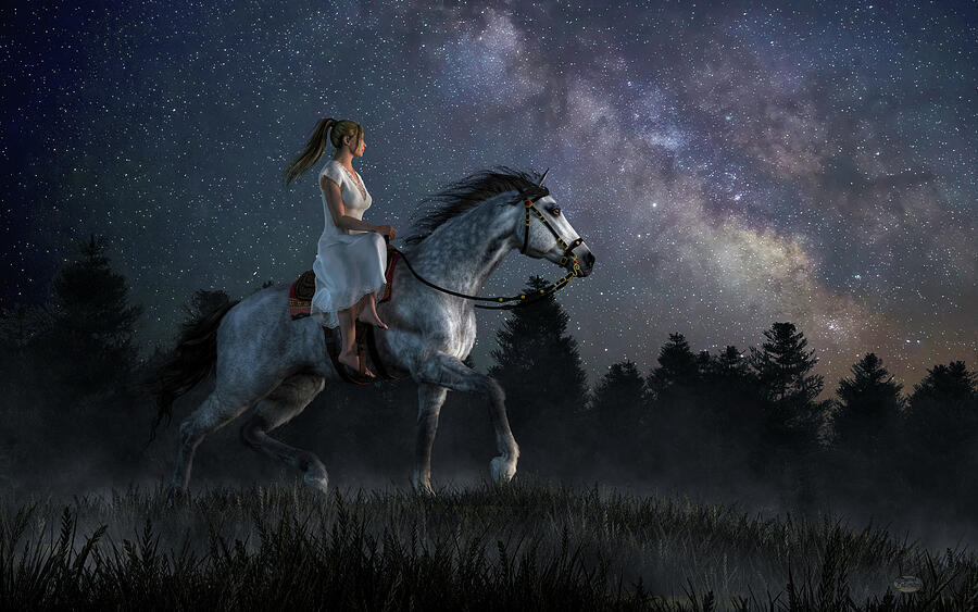 Horseback Dream Digital Art