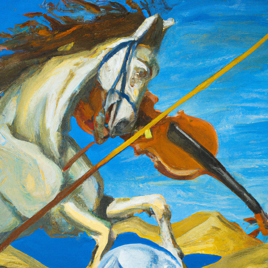 Horsefez Mixed Media by Bencasso Barnesquiat