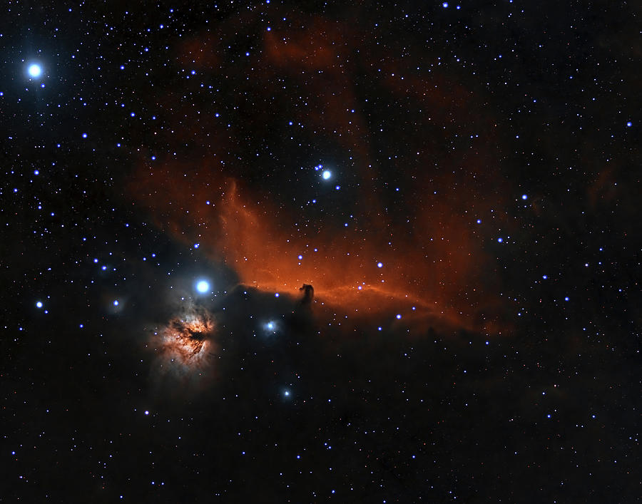 Horsehead And Flame Nebula Photograph By Steven Dingeldein - Fine Art 