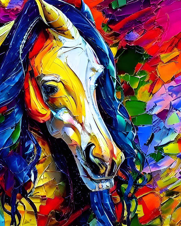 Horsepower 107 Digital Art by Kuntal Chokshi - Fine Art America