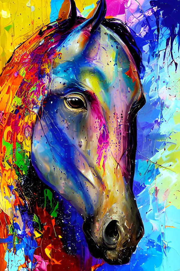 Horsepower 111 Digital Art by Kuntal Chokshi - Fine Art America