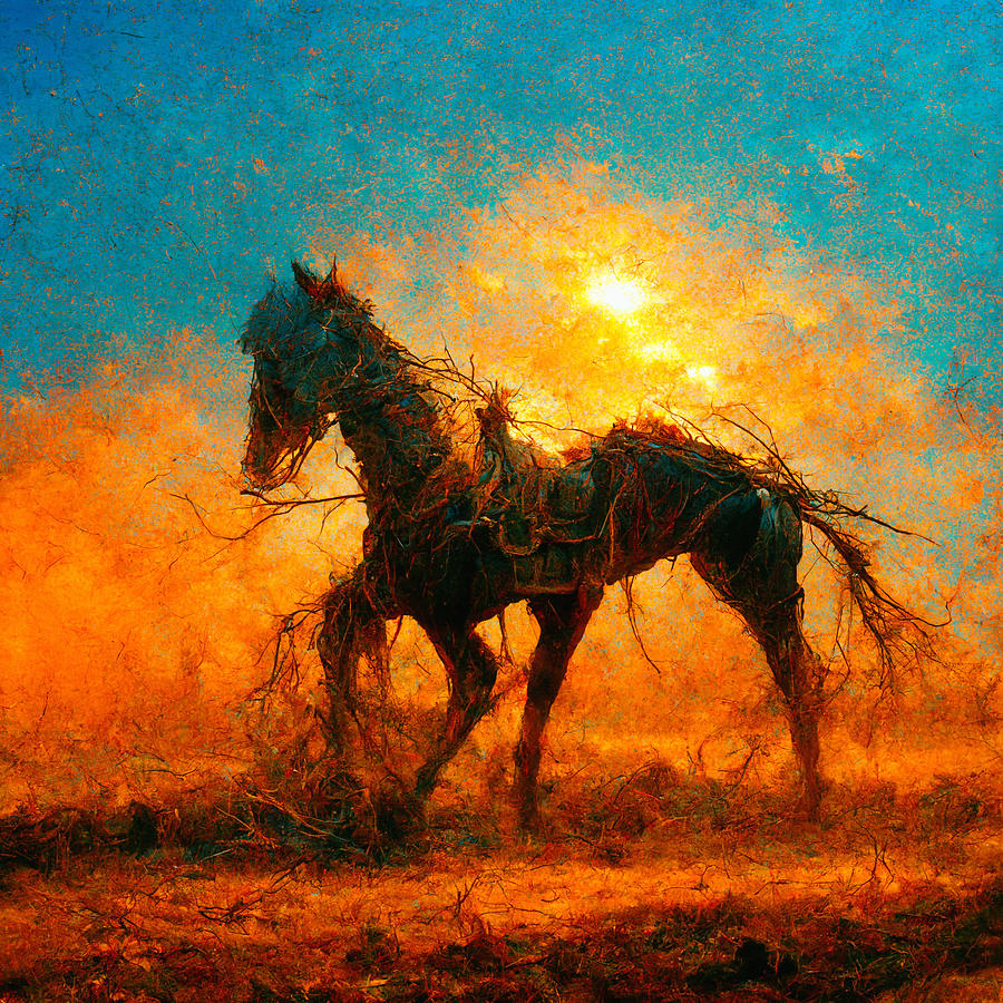 Horses #1 Digital Art by Craig Boehman