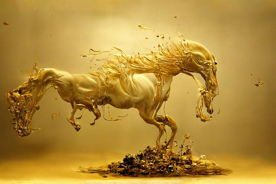 Horses #20 Digital Art by Craig Boehman
