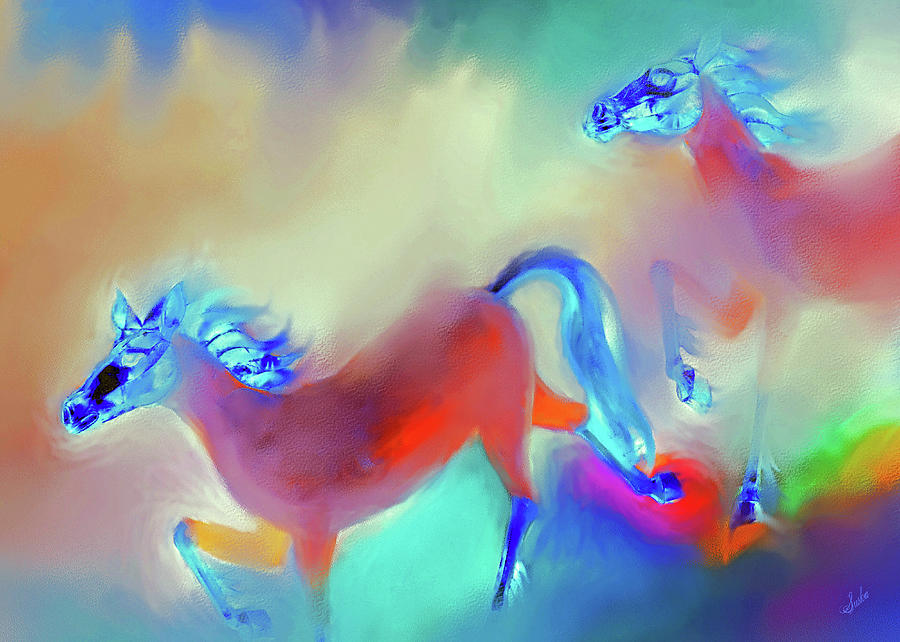Horses Inspirtation 3  Painting by Susanna Katherine