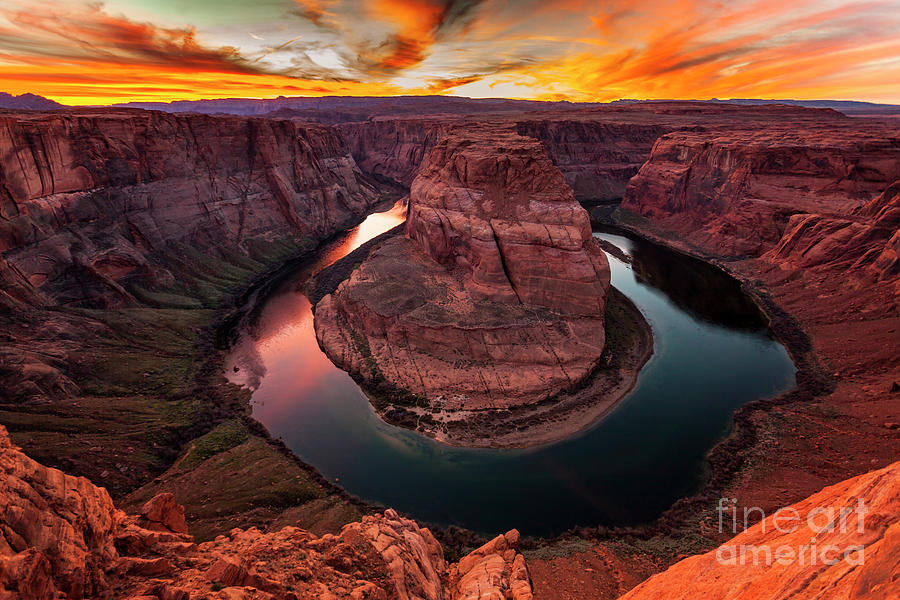 Horseshoe Bend and Colorado River in Page, Arizona  Photograph by FeelingVegas Wall Art and Prints