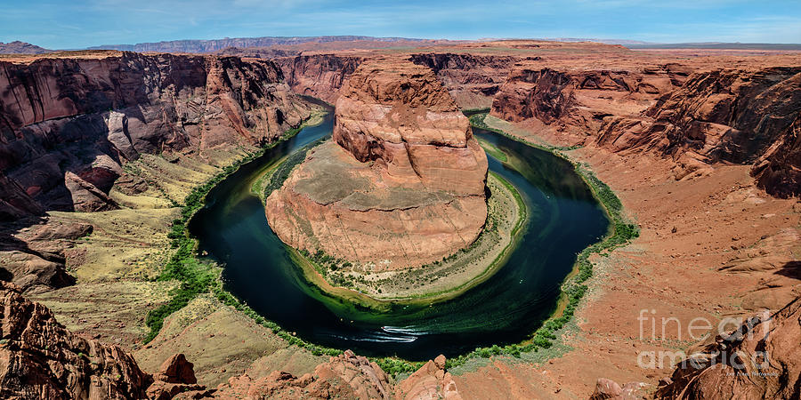 Horseshoe Bend Arizona in the Afternoon 2 to 1 Ratio Photograph by Aloha Art