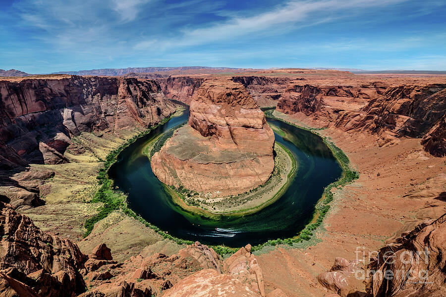 Horseshoe Bend Arizona in the Afternoon Photograph by Aloha Art