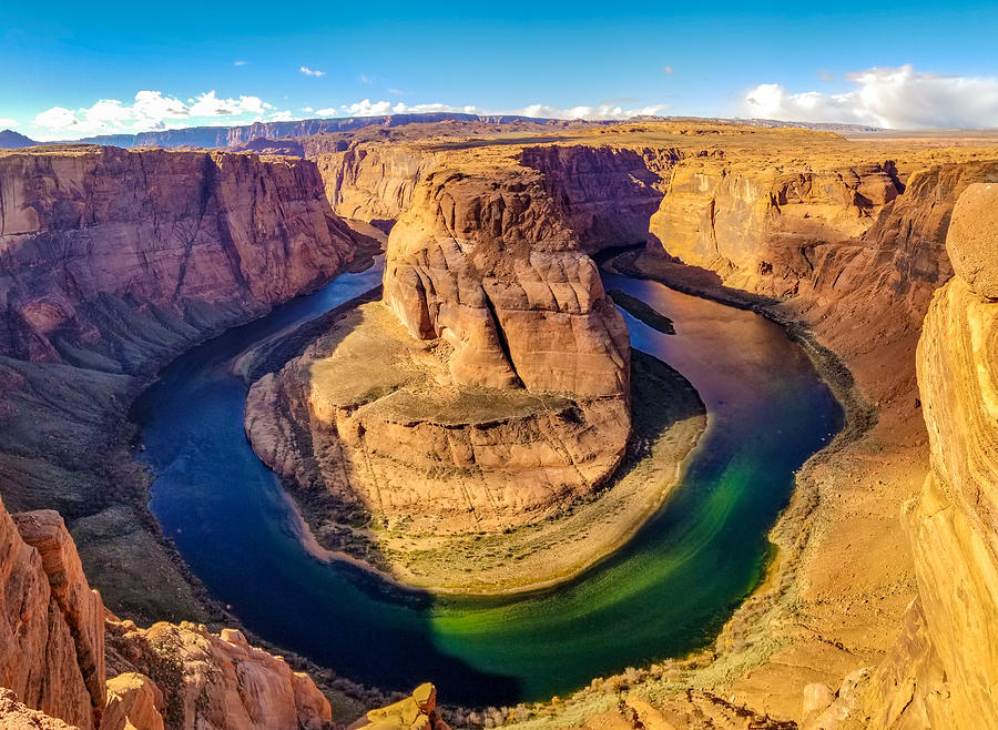 Horseshoe bend Photograph by Selena Fish Pixels