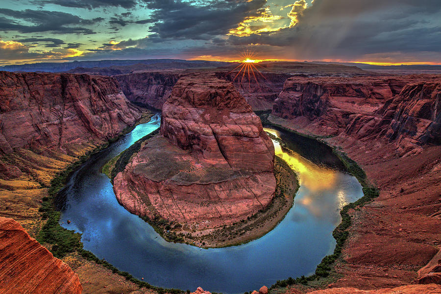 Horseshoe Bend Sunset Photograph by Jim Allsopp - Fine Art America