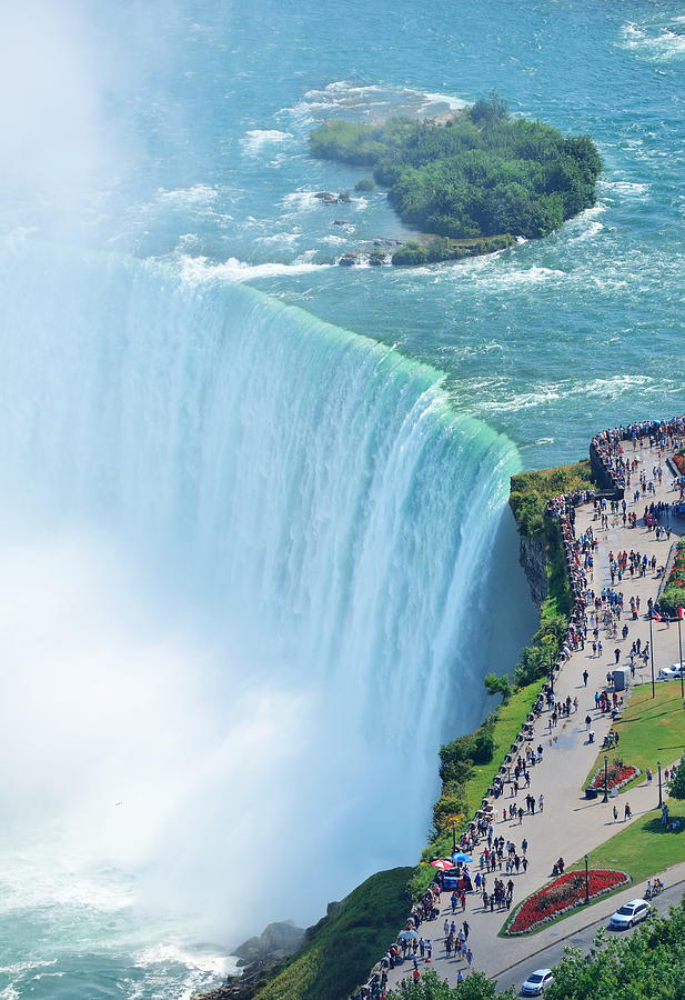 Horseshoe Falls aerial view Photograph by Songquan Deng