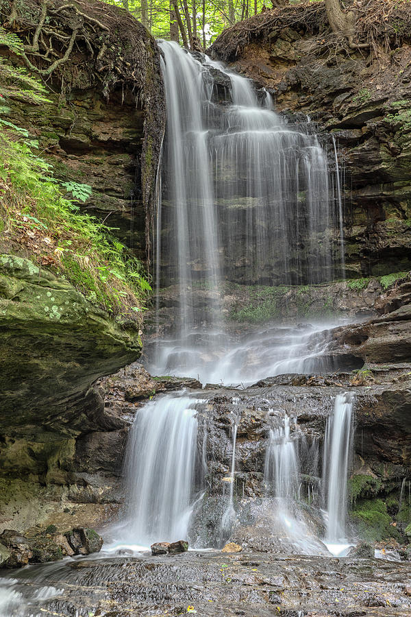 Horseshoe Falls in downtown Munising Michigan Photograph by Craig ...