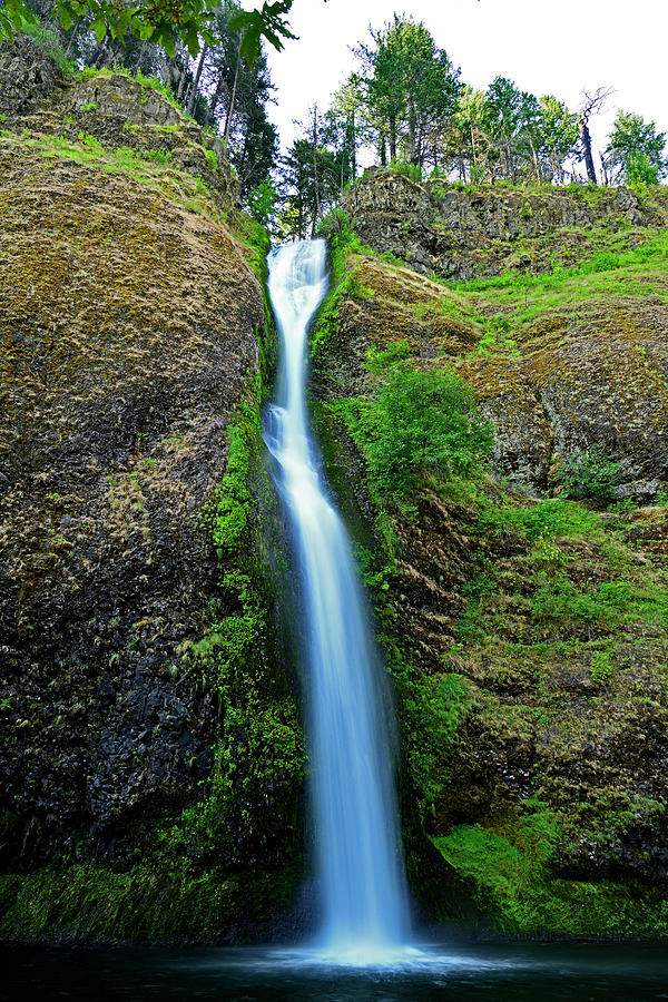 Horsetail Falls - Oregon Photograph by Amazing Action Photo Video