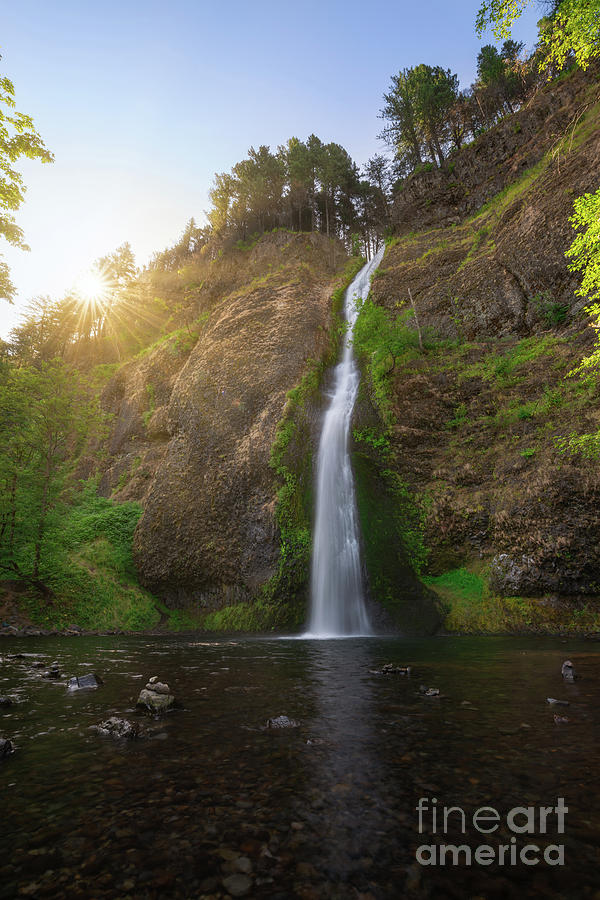Horsetail Falls Sunrise  Photograph by Michael Ver Sprill