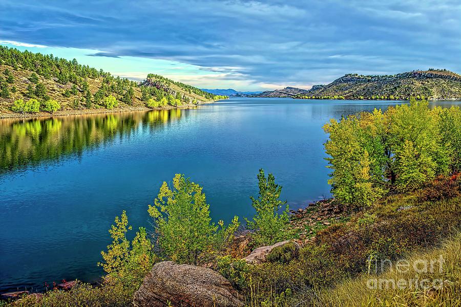 Horsetooth Autumn Southern View Photograph by Jon Burch Photography