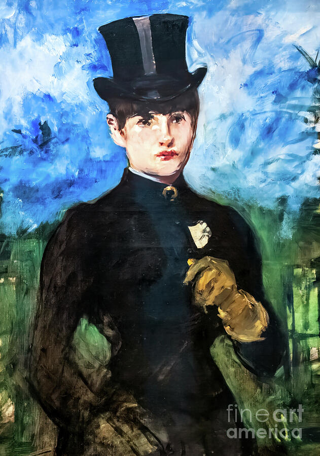 Horsewoman by Edouard Manet 1882 Painting by Edouard Manet