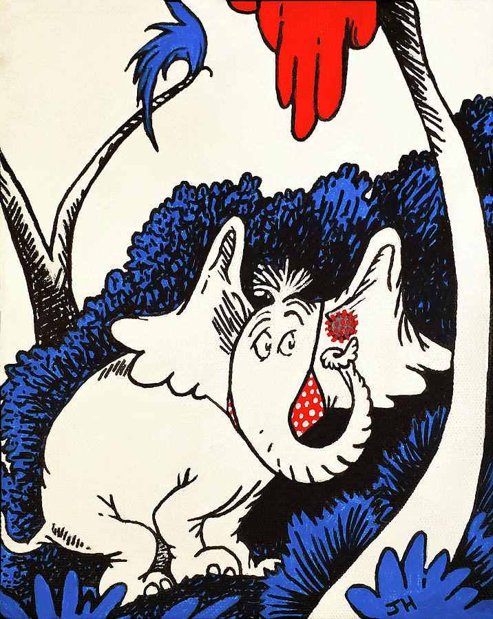 Horton Hears Achoo Painting by Jean Haynes
