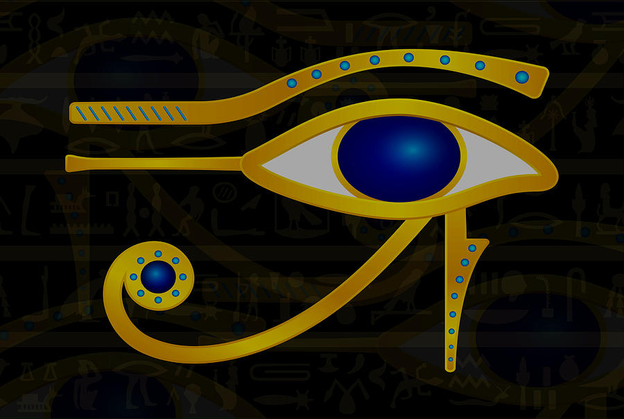 Horus Eye Digital Art by Motaz Tawfik - Fine Art America