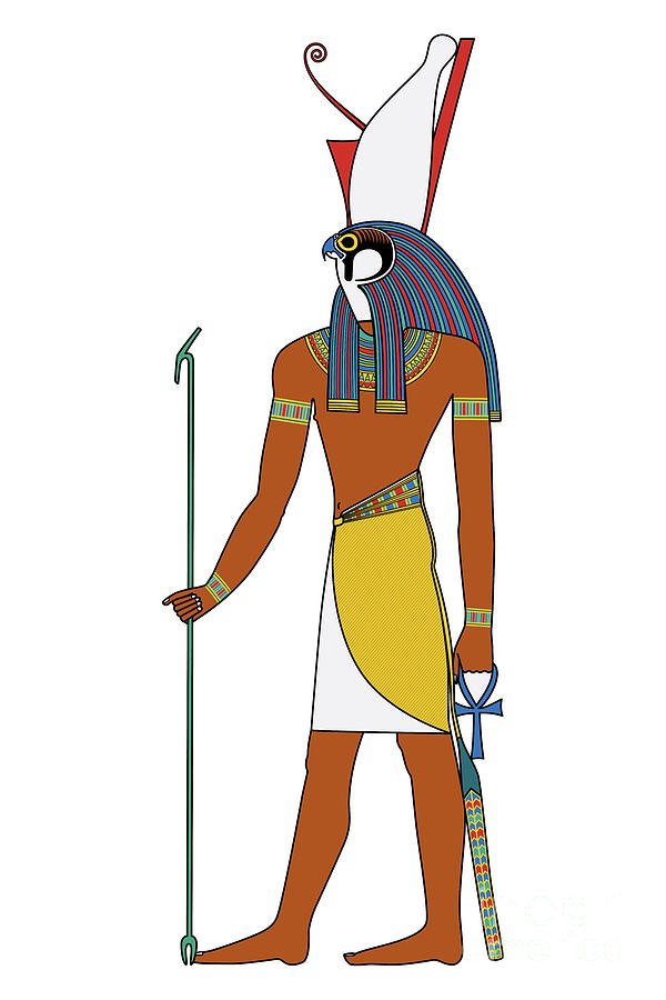 Horus, god of kingship and the sky and tutelary deity in ancient Egypt ...