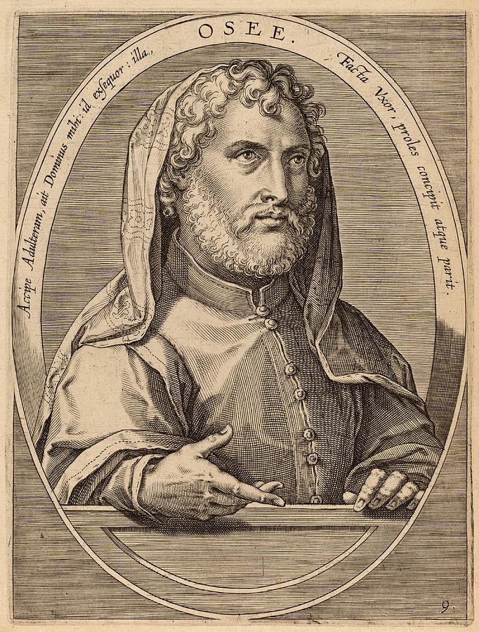 Hosea Drawing by Theodor Galle