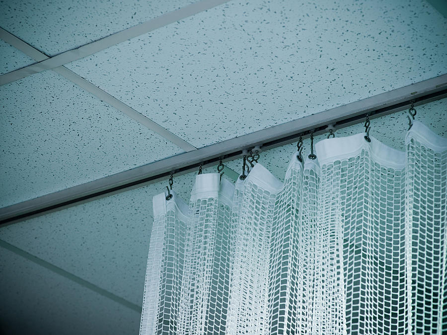 Hospital curtain Photograph by Image Source
