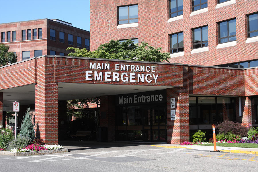 Hospital Emergency Entrance Photograph by DenisTangneyJr
