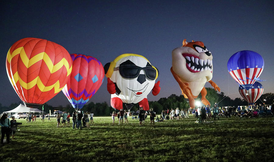 Hot Air Balloon Festival in Collierville,TN Photograph by Billy Morris