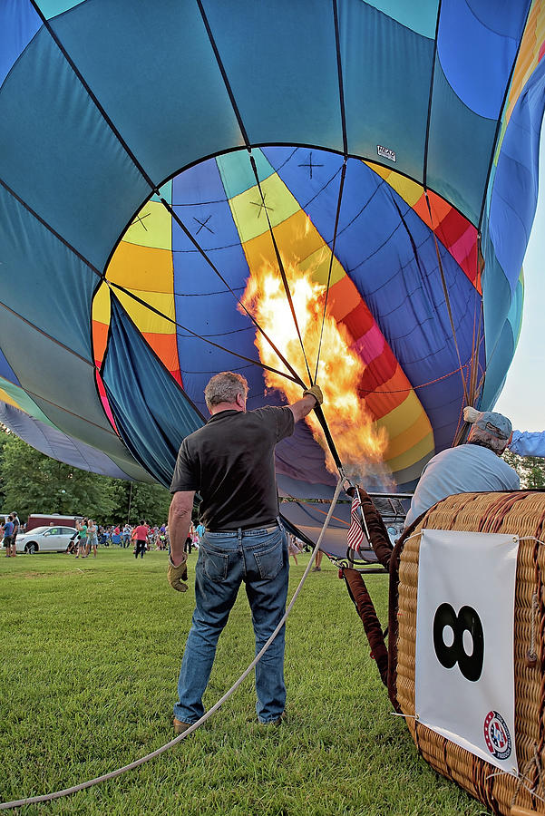 Hot Air Balloon Launch Photograph by Fon Denton - Pixels