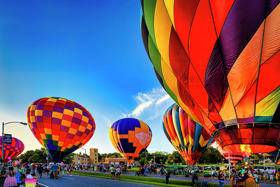 Hot Air Balloon Lift Off Photograph by Shelia Hunt