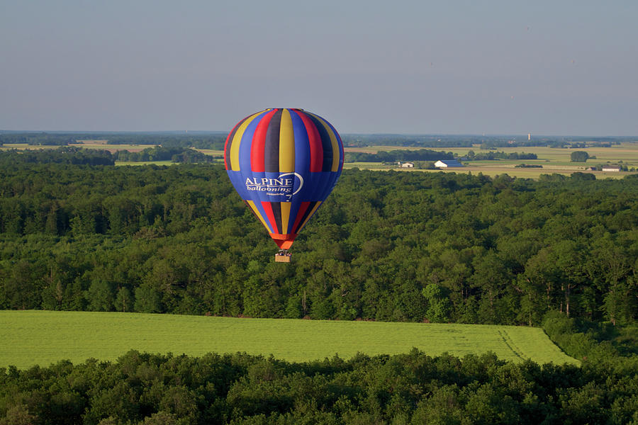 Hot AIr Balloon over the Loire Valley Photograph by Matthew DeGrushe