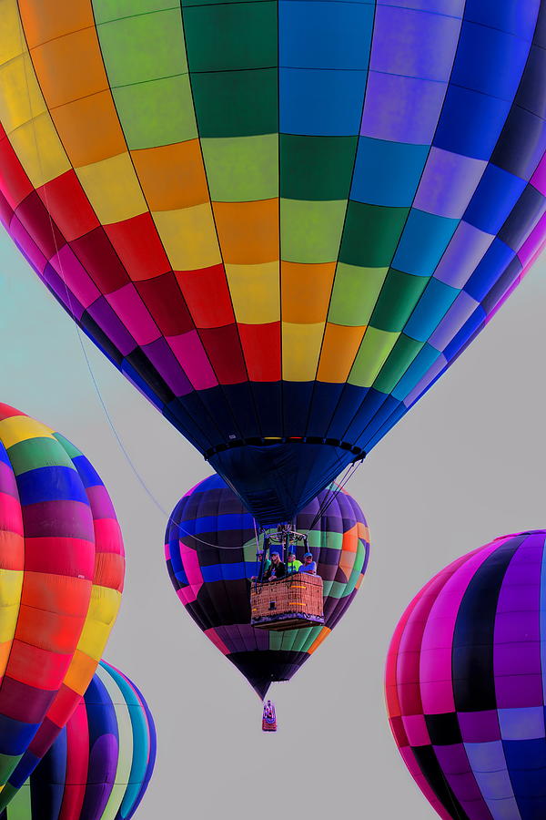 Hot Air Balloon Overload Photograph by Dale Kauzlaric