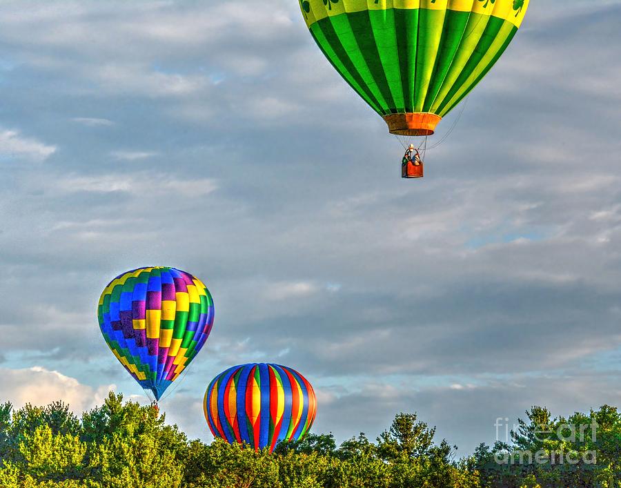 Hot Air Balloons #3 Photograph by Steve Brown