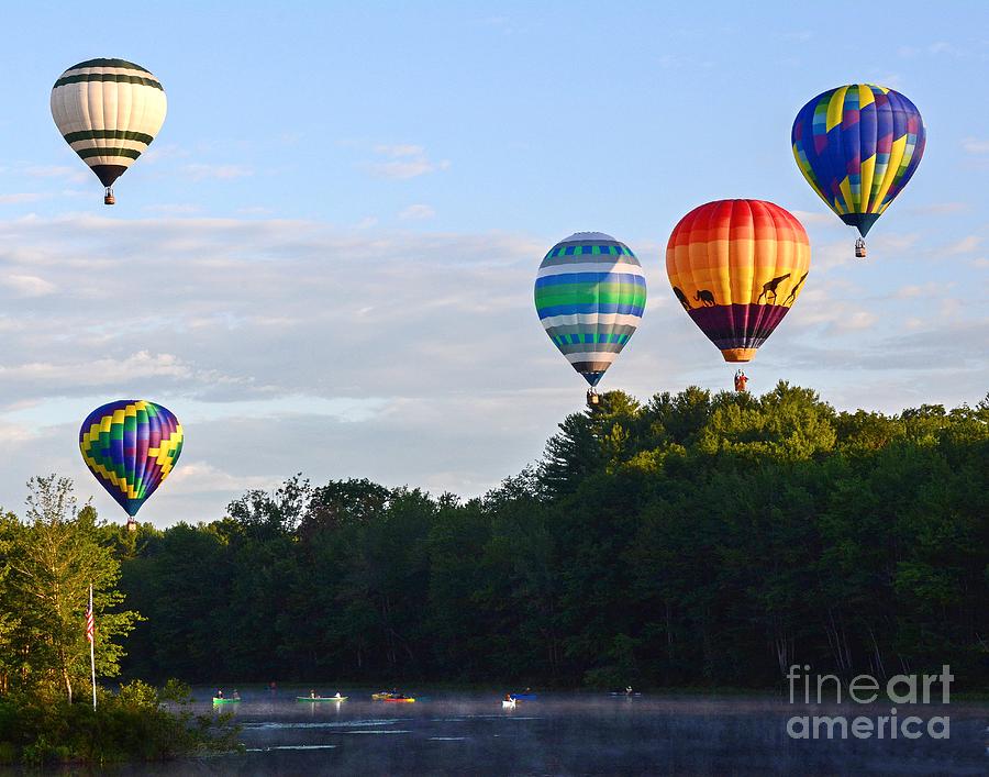 Hot Air Balloons #4 Photograph by Steve Brown