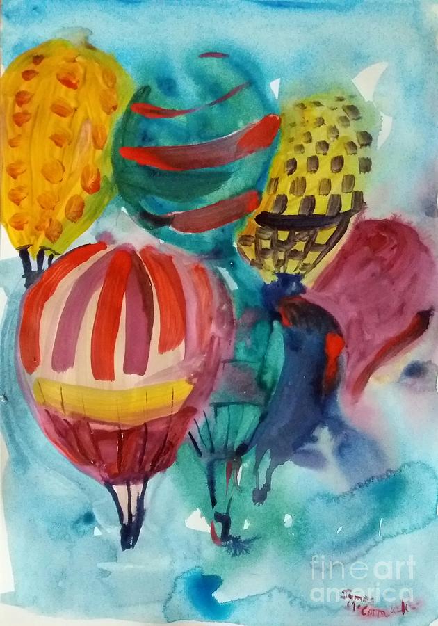 Hot Air Balloons Painting by James McCormack