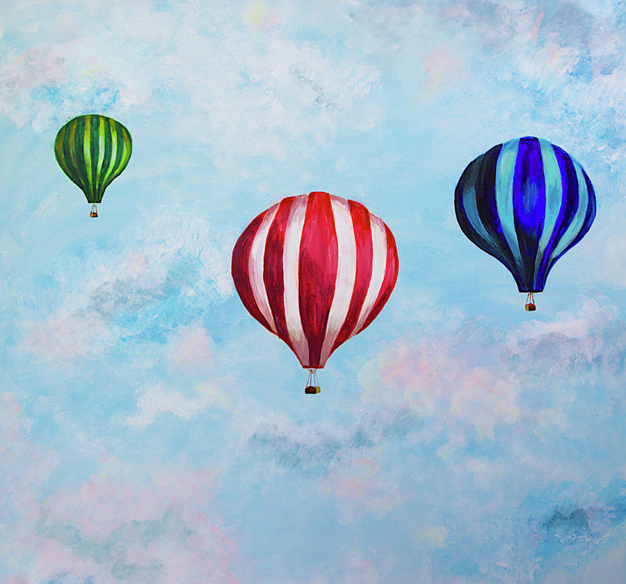Hot Air Balloons Painting - Hot Air Baloons by Joanna Jackson