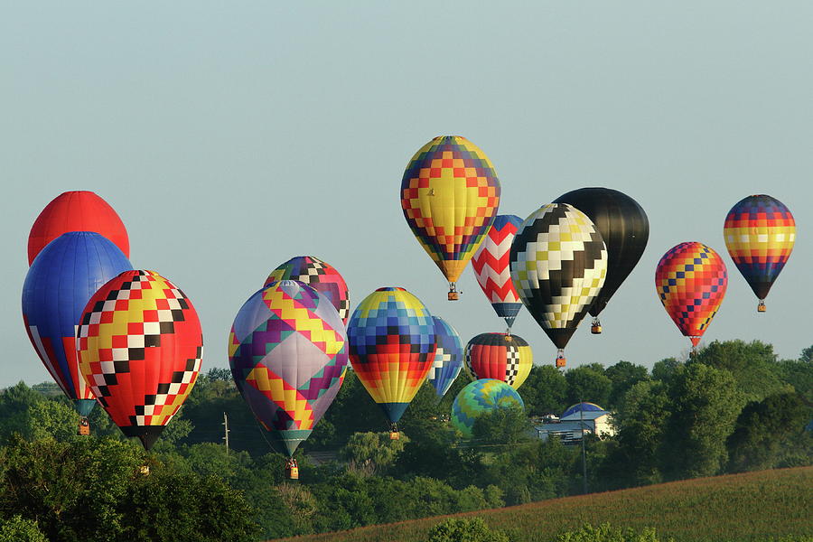 Hot Air Sunrise Photograph by Lens Art Photography By Larry Trager