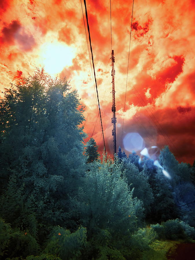 Infrared Photograph - Hot calls by Jouko Lehto