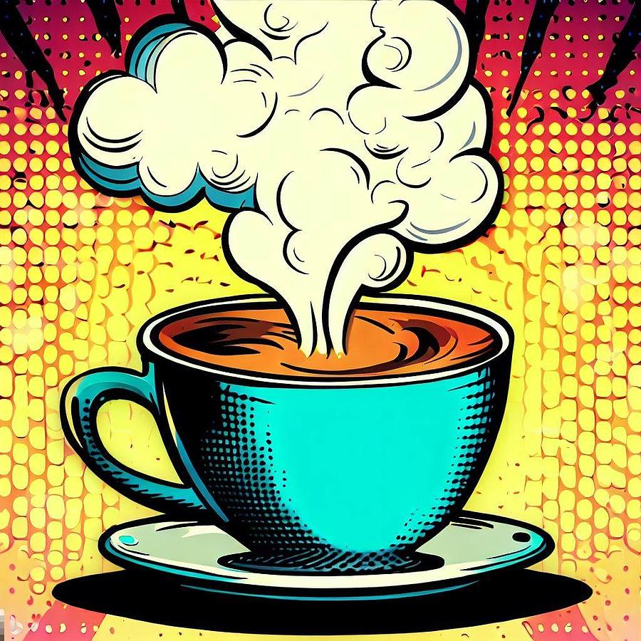 Hot Coffee Digital Art by David Letts