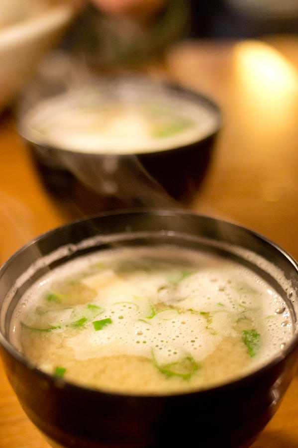 Hot Miso soup Photograph by Photographed by Sheed