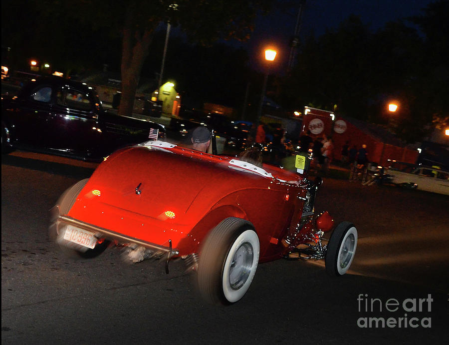Hot Night Hot Rod Photograph by Ron Long