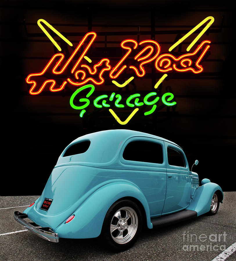 Hot Rod Garage 2 Photograph by Bob Christopher