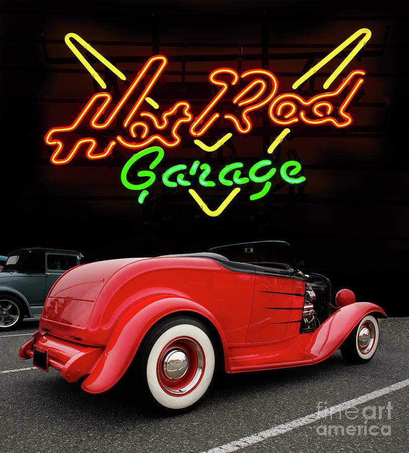 Hot Rod Garage 4 Photograph by Bob Christopher