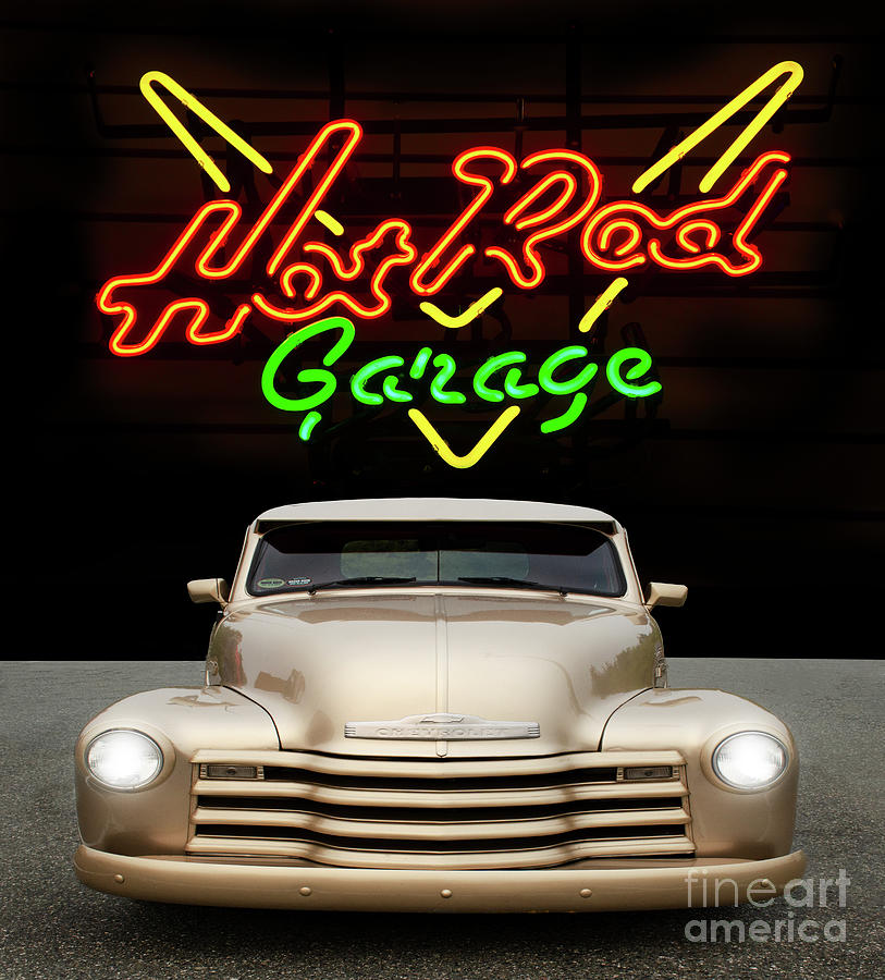 Hot Rod Garage 5 Photograph by Bob Christopher