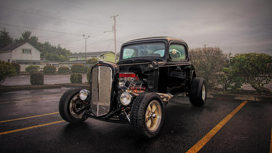 Hot Rod in Mist Photograph by Bill Posner