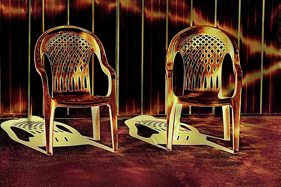 Chairs Photograph - Hot seats by Bob McDonnell