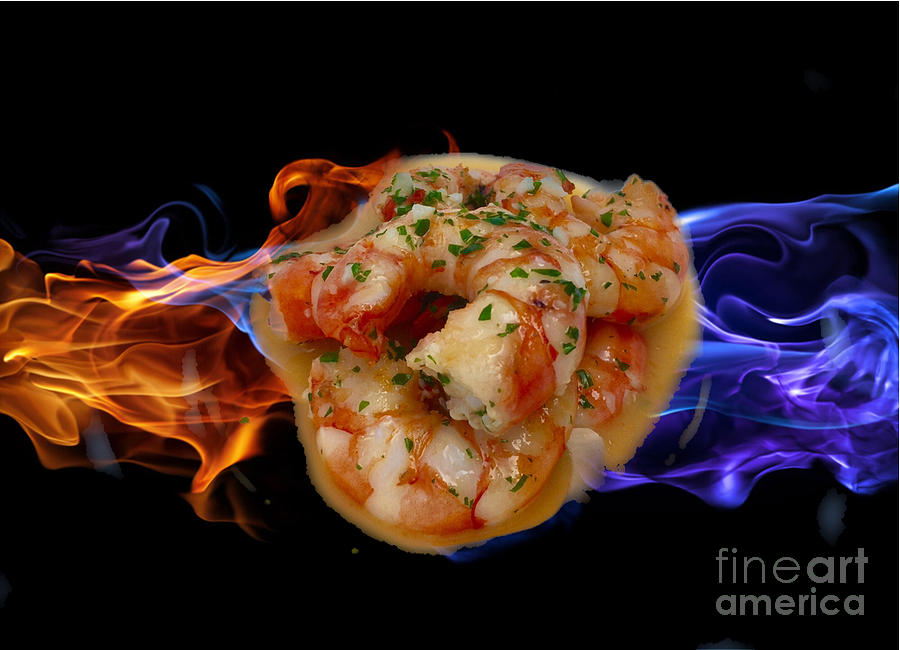 Hot Shrimp Photograph by Thomas Schroeder